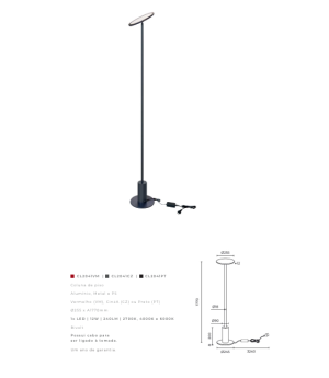 Luminária de Chão LED DELTA - Imagem 3