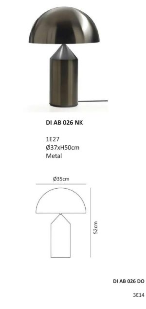 luminária de mesa DI AB 127. - Imagem 2